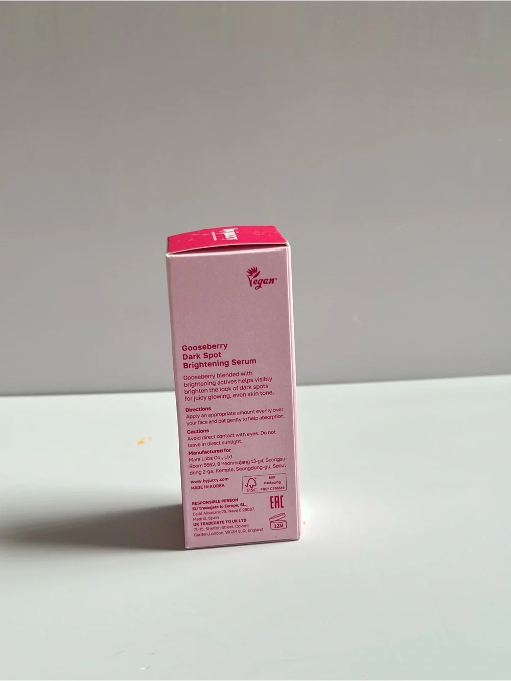 Gooseberry Dark Spot Brightening Serum - Pink